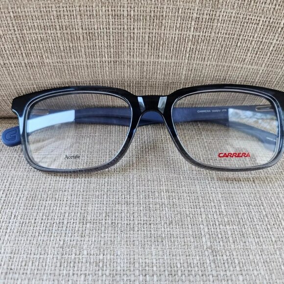 Carrera Men Glasses Frame Blue 5546/V IPR 145 52[]16 Eyeglasses Full Rim Frame - Picture 4 of 12
